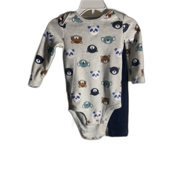 Carters Bundle Brand New 2 Piece Sweater Outfit & Long Sleeve Bear Pants Set 12M - Picture 2 of 7